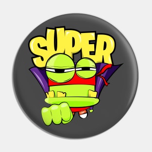 Super Hero Monster Pin