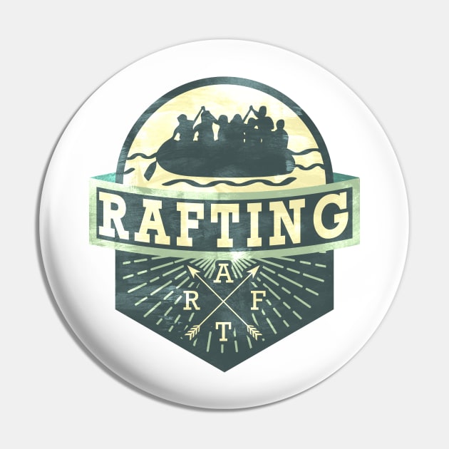 Rafting Pin by Dojaja