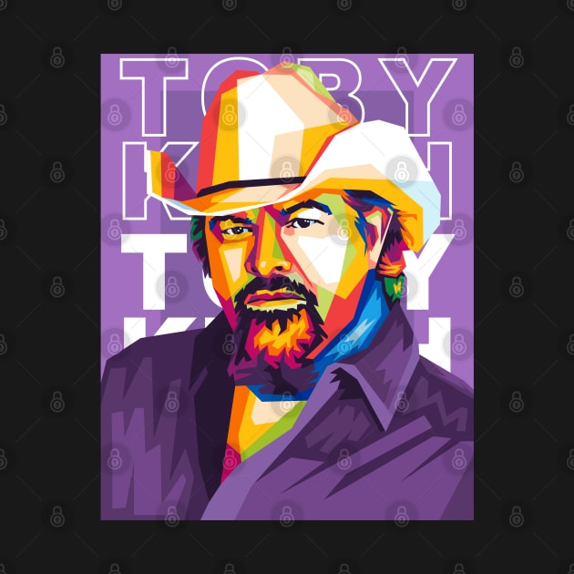 toby keith by cool pop art house