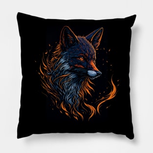 Cute Fox Glow in the Dark Pillow