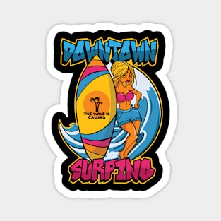 Downtown Surfing Magnet