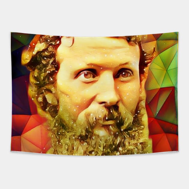 John Muir Snow Portrait | John Muir Artwork 9 Tapestry by JustLit