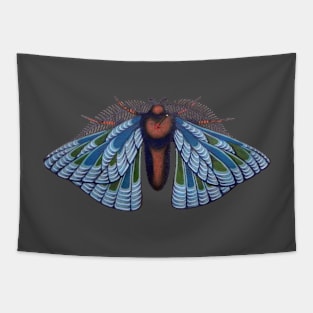 blue moth Tapestry