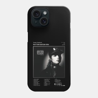 Janet Jackson - Rhythm Nation 1814 Tracklist Album Phone Case