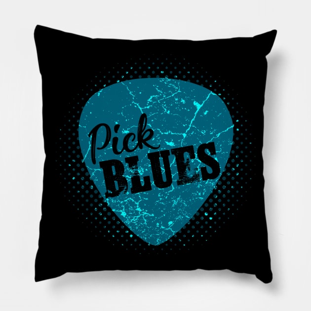 Blues Music Pillow by Mila46