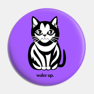 Cat - wake up Pin