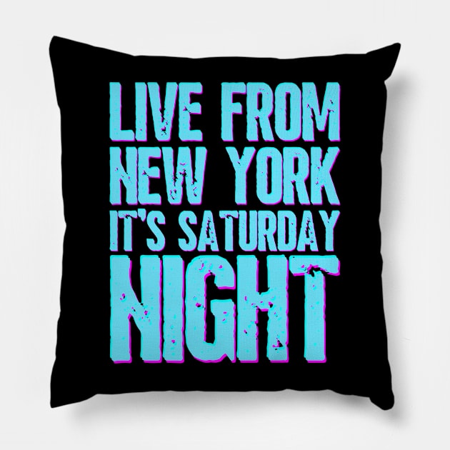 Saturday Night Live Pillow by Noshiyn