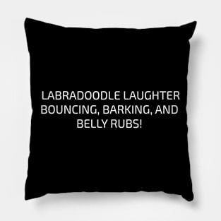 Labradoodle Laughter Pillow