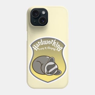 Kawaii Magic School Hardworker Crest Phone Case