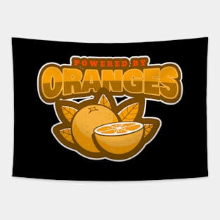 Powered By Oranges Tapestry