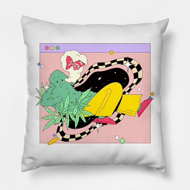 Chillin Marijuana Pillow by A -not so store- Store