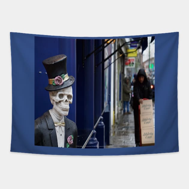 East End Skull Tapestry by Fussell Films