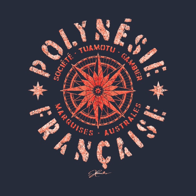 French Polynesia Compass by jcombs