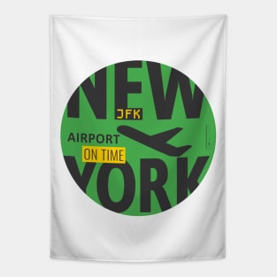 New York Green Candy Tapestry