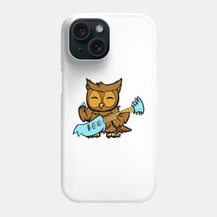 Owl Guitarist Phone Case