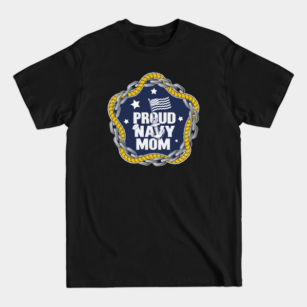 Discover Mom. My Proud - Proud Navy Mom - T-Shirt