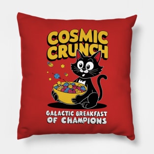 "Stellar Snack: The Kitty Constellation" Pillow