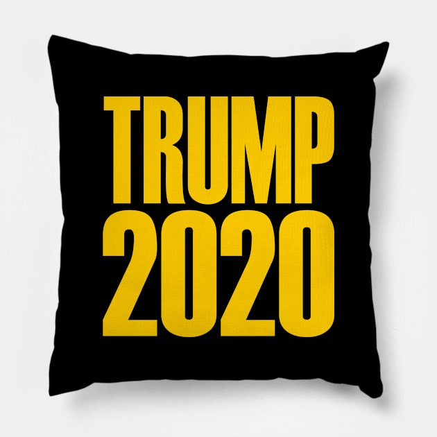 Trump 2020 Pillow by Milaino