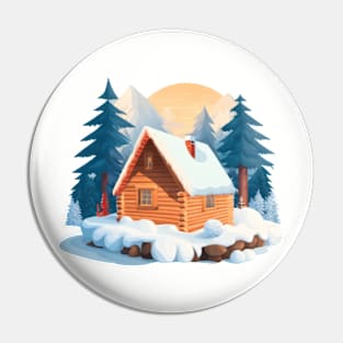 cabin in the woods Pin