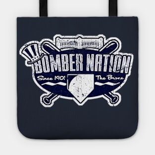 Bronx Bombers Nation Distressed Tote