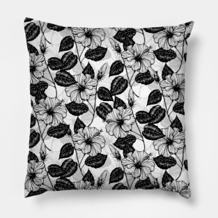 Hibiscus garden Pillow