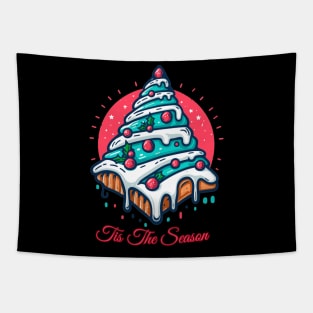 Tis The Season Christmas Tree Cake Little Debbie Christmas Tapestry