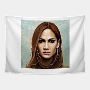 Jennifer face on co lorwall Tapestry