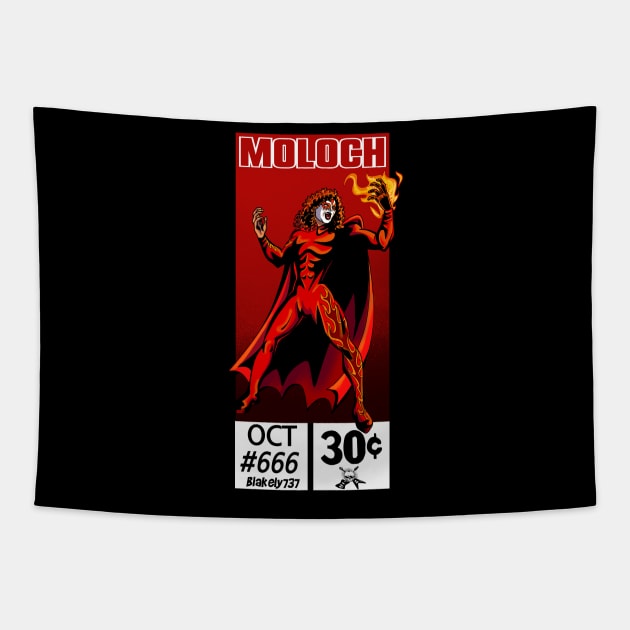 Moloch Comics Tapestry by blakely737