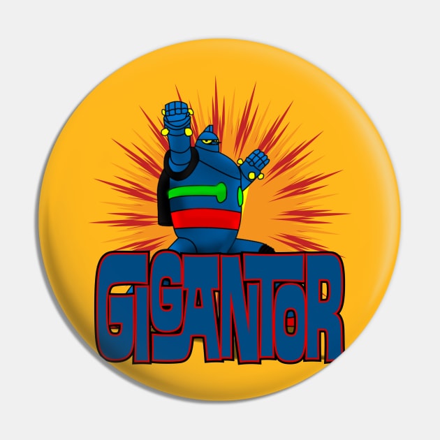 Gigantor Pin by Geraldines