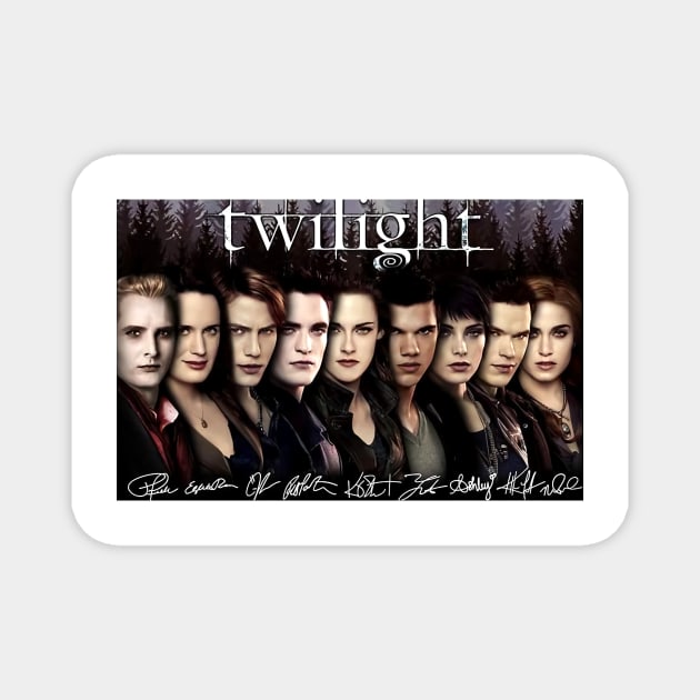 Twilight Movie Cast Signed Fan Magnet by Stephensb Dominikn