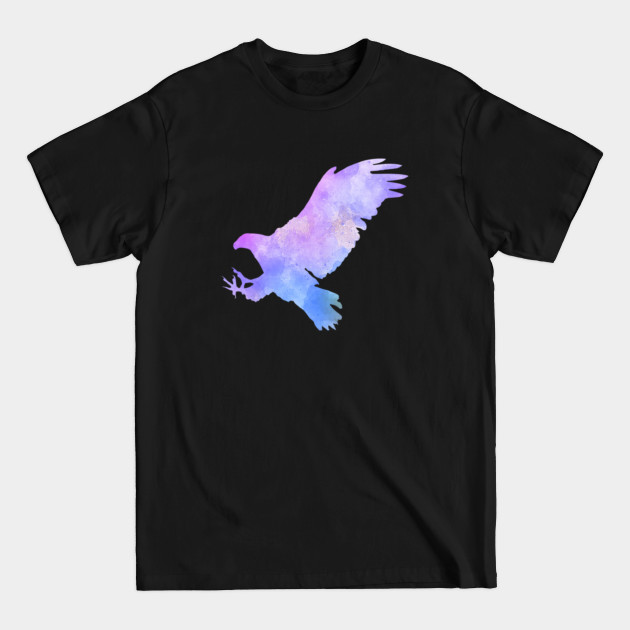 Discover Watercolor Eagle Raven Crow Bird Wildlife Nature Lovers Animal Gift - Bird - T-Shirt