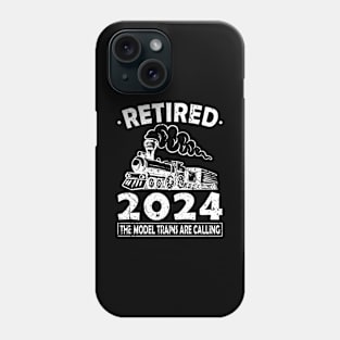 Retired 2024 Model Trains Locomotives Phone Case