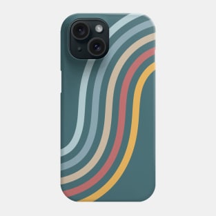 Retro Rainbow Wave Phone Case