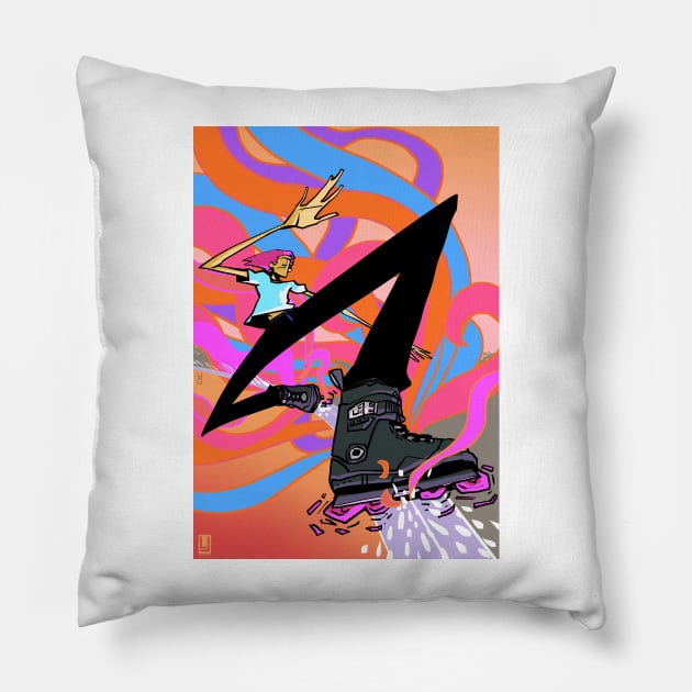 Acid Trip Pillow by LouieJoyce