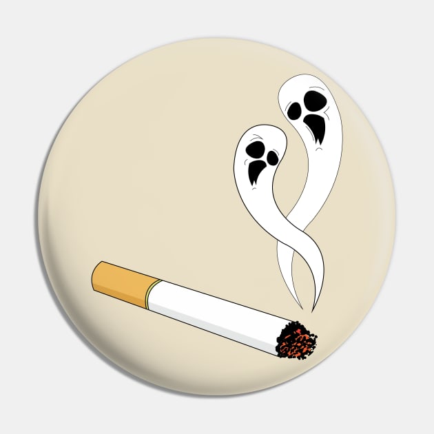 Ghostly smoke Pin by DoctorBillionaire