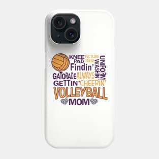 Knee Picture Pad Takin Findin Gatorade Always Getting Cheering Uniform Washn Mom Volleyball Phone Case