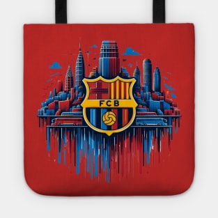 FC Barcelona Skyline Tote