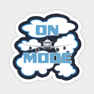 On Airplane Mode Magnet