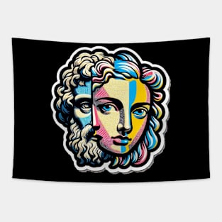 double-faced art deco Tapestry