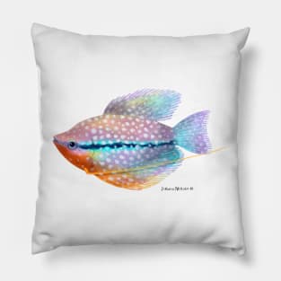 Pearl Gourami Fish Pillow