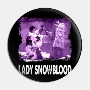 Revenge in Red Lady Characters Command Attention on Movie Apparel Pin