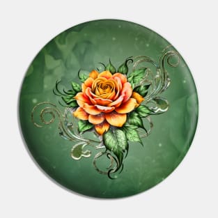 The Beauty of an Elegant Rose Blossom Pin