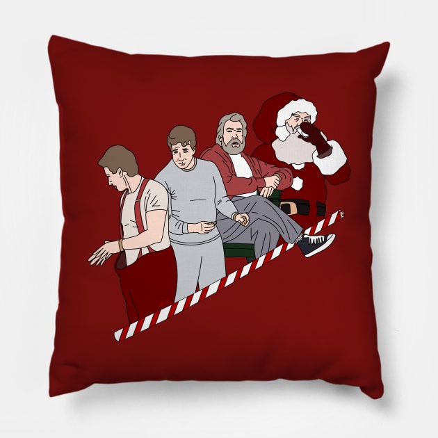 Clause and Effect Pillow by thecompassrose