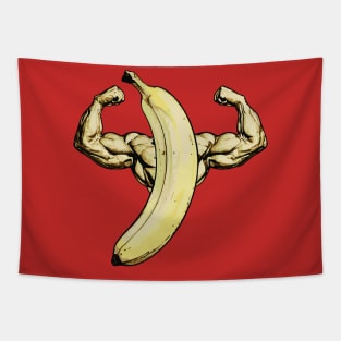 Workout with banana! Pump it! Tapestry