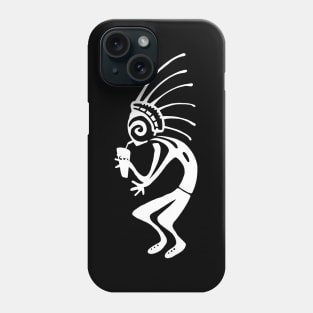 Kokopelli drink tonic white Phone Case