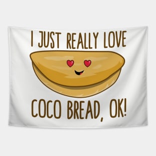 I Just Really Love Coco Bread, Ok! Kawaii Coco bread Tapestry