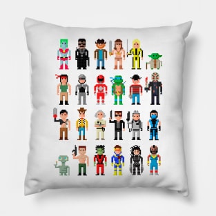 Pixel Characters Pillow