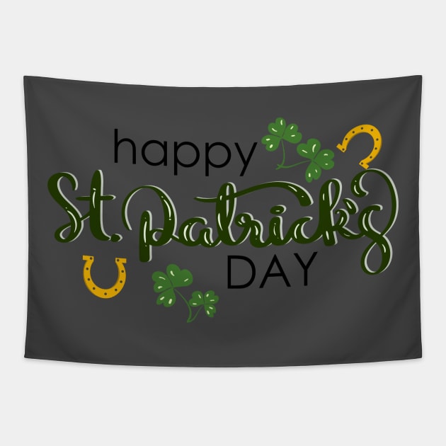 Happy st patrick day Tapestry by houssem