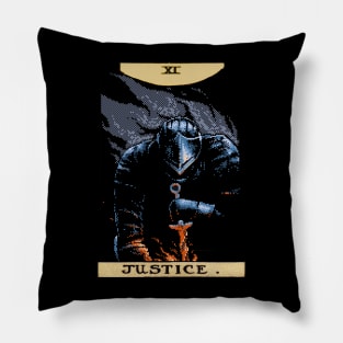 Dark souls - justice tarot card Pillow