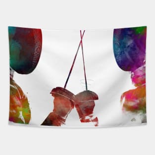 fencing sport art #fencing #sport Tapestry